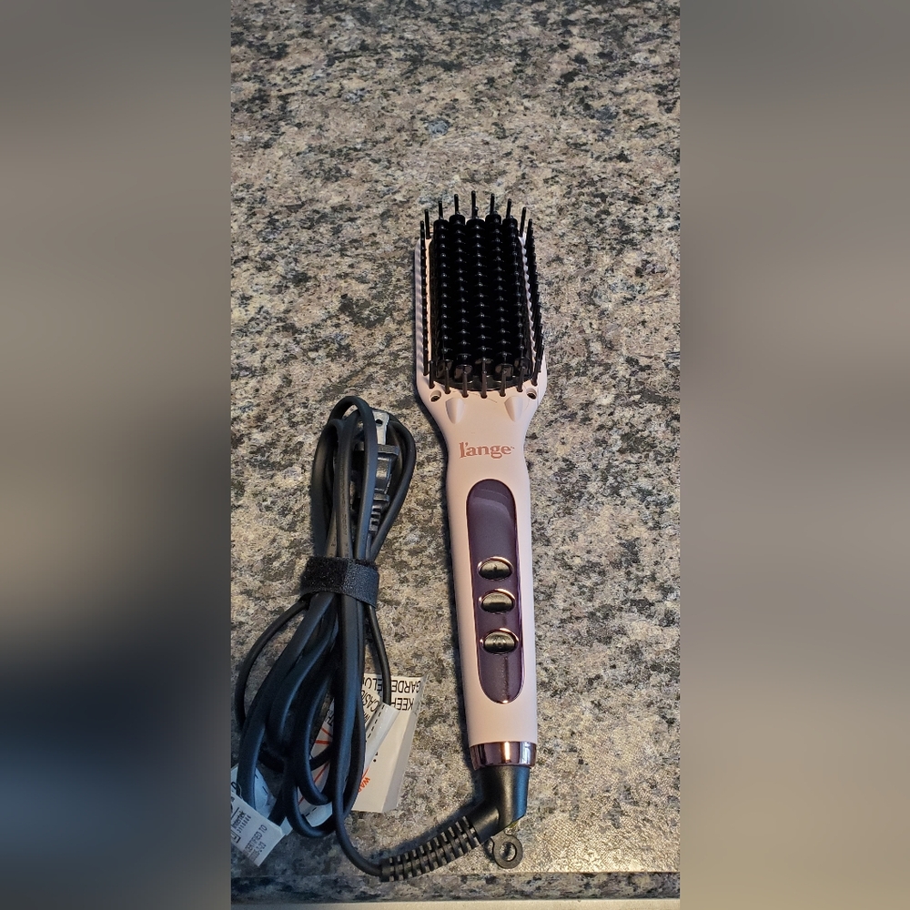 L'ange Pink Hair Straightening Brush Le Vite